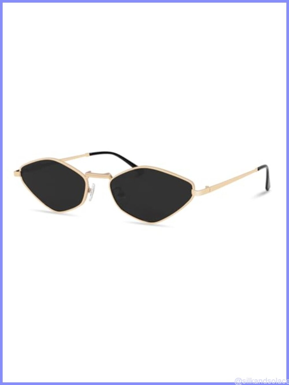 Retro Irregular Metal Sunglasses UV400 Lightweight Unisex Gift